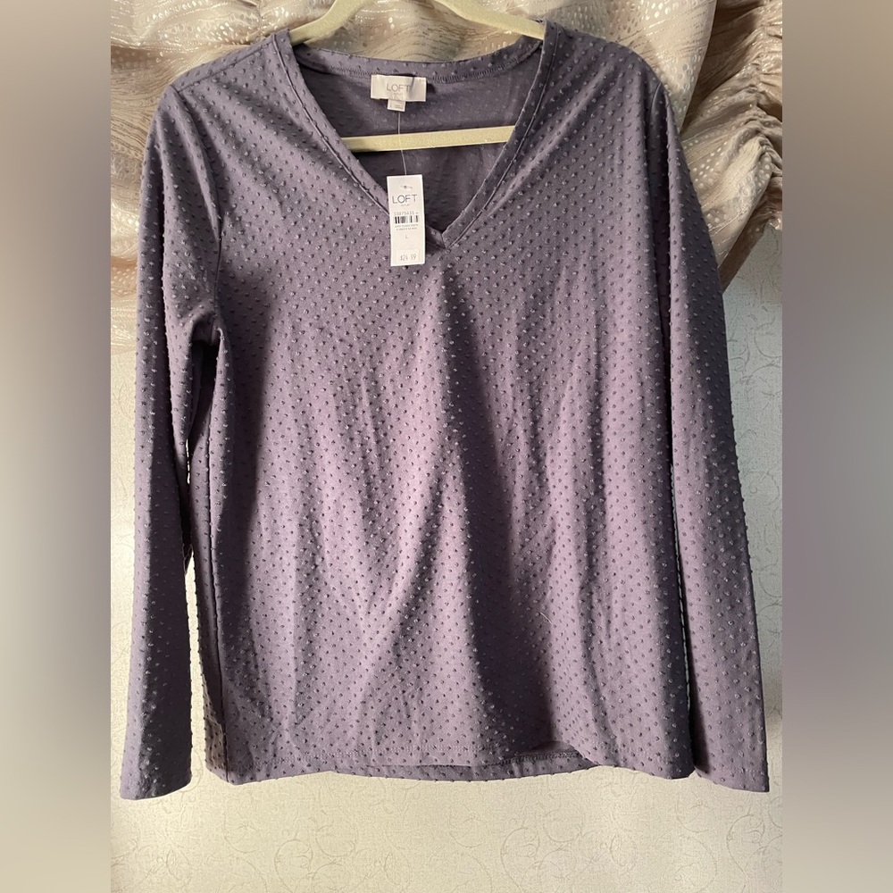V Neck Long Sleeve Shirt